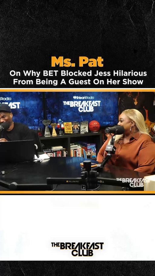 The Breakfast Club is a place where we don’t hold back! @jesshilarious_official opens up to @comediennemspat about BET blocking her from being on the show. 
