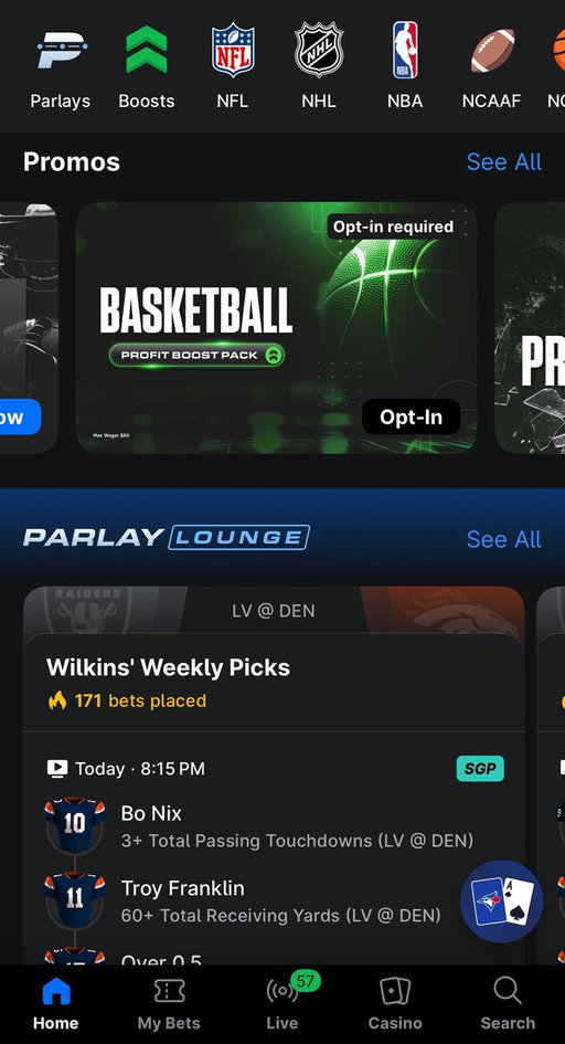 I can confirm that theScore Bet is one of the nicest-looking sportsbook apps and is very easy to navigate. 