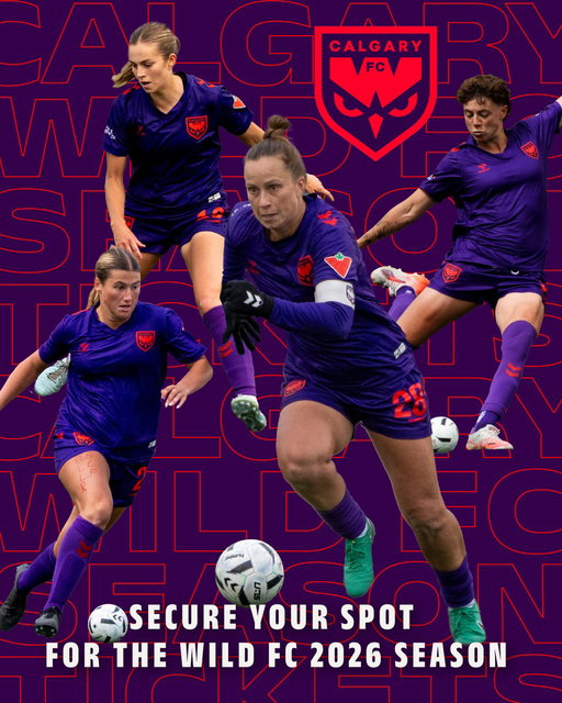 2026 Season Tickets on sale now! 

From the first kick, to the final whistle, go wild with us all season long! 

Tickets: http://bit.ly/WildFCSeasonTickets26

#YYCWFC #SoarWithUs #NSL 