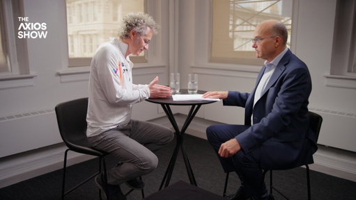 📺 WATCH: On the Season 1 finale of The Axios Show, Palantir CEO Alex Karp and @mikeallen cover:

• Karp’s political transformation 
• Government surveillance, and why he thinks the fears are overblown
• A personal story that brought him to tears 