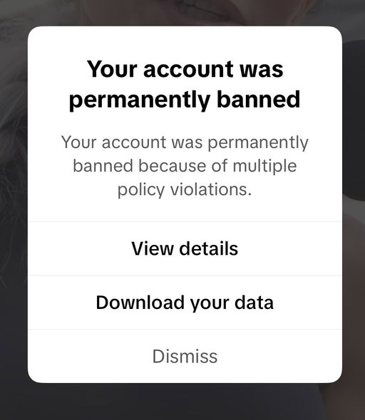 We were just banned on TikTok for the 14th time. 

We’ve spent 5 years building this brand only for big tech to continually shut us down. 

It’s a permanent ban, with no chance of appeal, for “breaking community guidelines” and I have been informed there is no chance of having the decision reversed.

Our content is literally focused on giving the streets a platform and a way to share what they truly believe. 

This is literally the 14th account we’ve lost in the past 5 years. A total of 2.5M followers have been lost across all of these pages.

I truly wish @TikTok_US would understand that silencing the voices of those the platform owners disagree with is not how to win over people to their cause. All we do is give the streets a voice!
