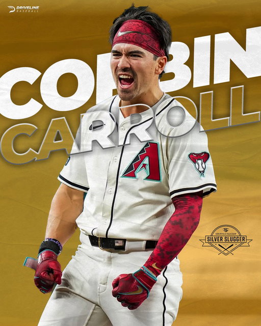 Great player.

Congratulations Corbin Carroll on your first Silver Slugger Award! 