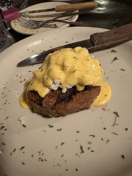 I’m still thinking about my meal. 