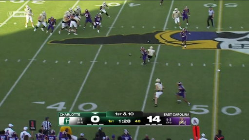 TyMir Brown in PERFECT position for the pick-six 🤫 
