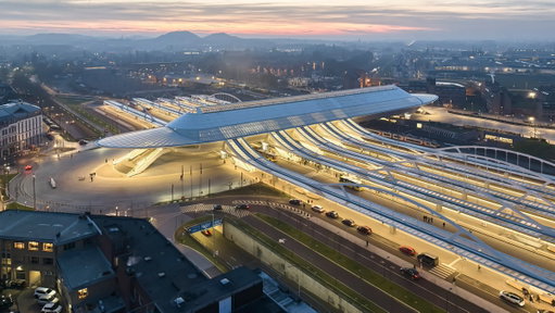 Belgium’s long-awaited Gare de Mons is (finally) open. Designed by Santiago Calatrava, the $374M structure is intended to act as a ‘monumental bridge’ stretching for 160-metres over the station platforms and connecting Mons’ historic centre with new urban developments to the south. 

The project was first unveiled 19 years ago in 2006, but has been plagued by budget overruns and delays. Construction works eventually started in 2013 but the station’s original 2015 completion date then went on to slip by a decade to 2025.

The design’s white ribs has echoes of The Oculus at New York’s World Trade Center, which was also designed by Calatrava.  

📷 Santiago Calatrava LLC / Oliver Schuh