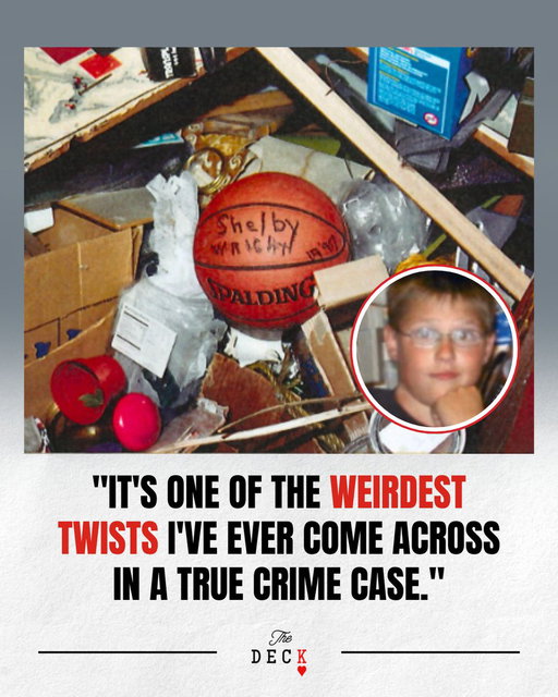 What happened to Shelby Wright in the summer of 2004 has been a mystery for more than two decades. 

The 14-year old boy, described as a computer whiz, is said to have walked away in the middle of the night with only his laptop in hand, leaving behind his scooter, which was his only mode of transportation.  

A parallel investigation makes a hard left and collides right with Shelby’s in one of the strangest twists we’ve ever come across. Are the rumors that circulated true? Or could it be possible that Shelby’s active online life put him in unknown danger? Or is someone very close to Shelby holding onto a secret?  

Listen to the full episode: https://swap.fm/l/TheDeckSocial