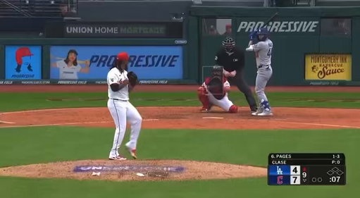Andy Pages ruined one of Clase’s rigged pitches you can’t make this shit up 😭😭😭😂😂 