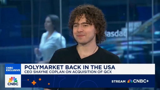 "Polymarket has become the Bloomberg Terminal for reality" — Shayne Coplan 