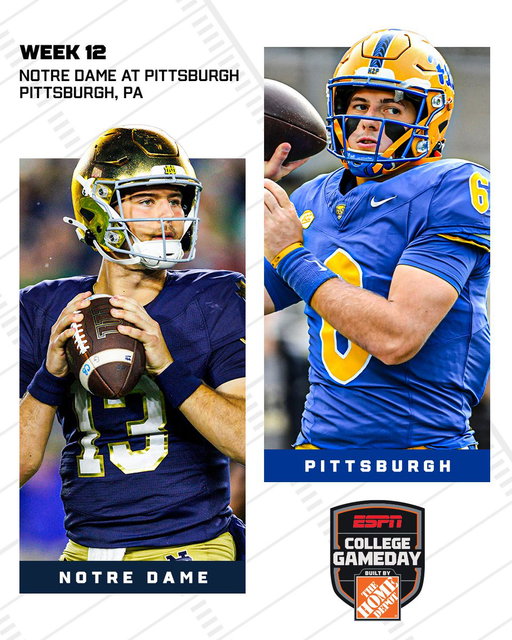 COLLEGE GAMEDAY IS HEADED TO PITTSBURGH AND PAT IS HEADED HOME‼️ 

We’ll be outside Acrisure Stadium for our first Saturday show in the Steel City in 20 years!

@PatMcAfeeShow 