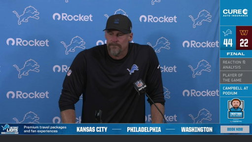Coach Campbell on the offensive playcalling today 