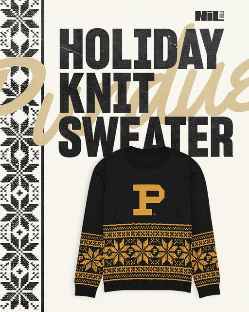 ICYMI: Holiday Sweaters are here! Show your Boilermaker pride in classic and cozy vibes!

Wrap yourself in the season with our new Holiday Knit Sweater, a perfect gift for you or your favorite Purdue fan! 🎁

Shop: https://t.co/syV8NfYLQQ 