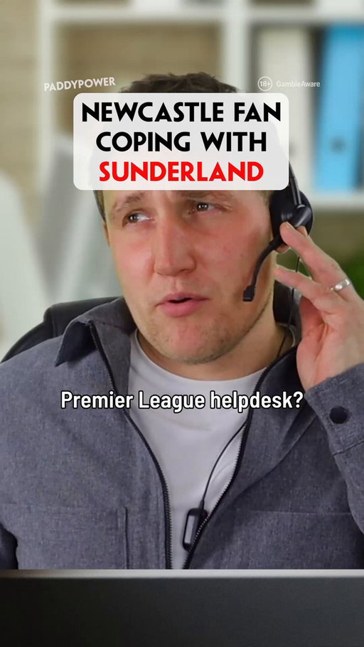 Are you a Newcastle fan finding it hard to deal with the gap to Sunderland?

The Premier League helpdesk is waiting to take your call...

18+ GambleAware 
