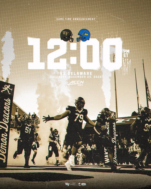 Noon kickoff for Senior and Graduates Day 🎓 

📰: https://deacs.info/4nMrw1I 