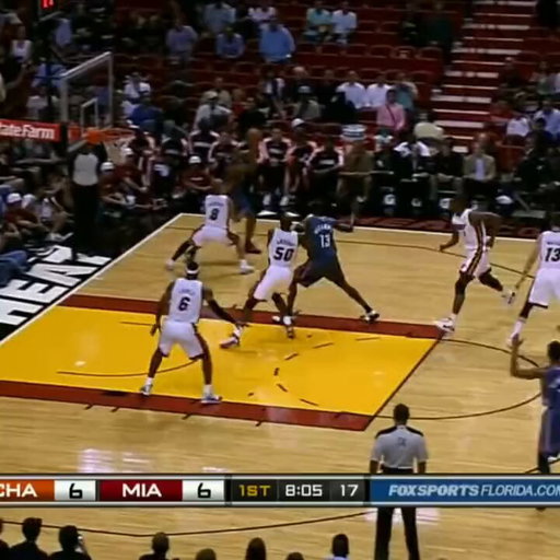 Look where LeBron James lands after the dunk 😳 