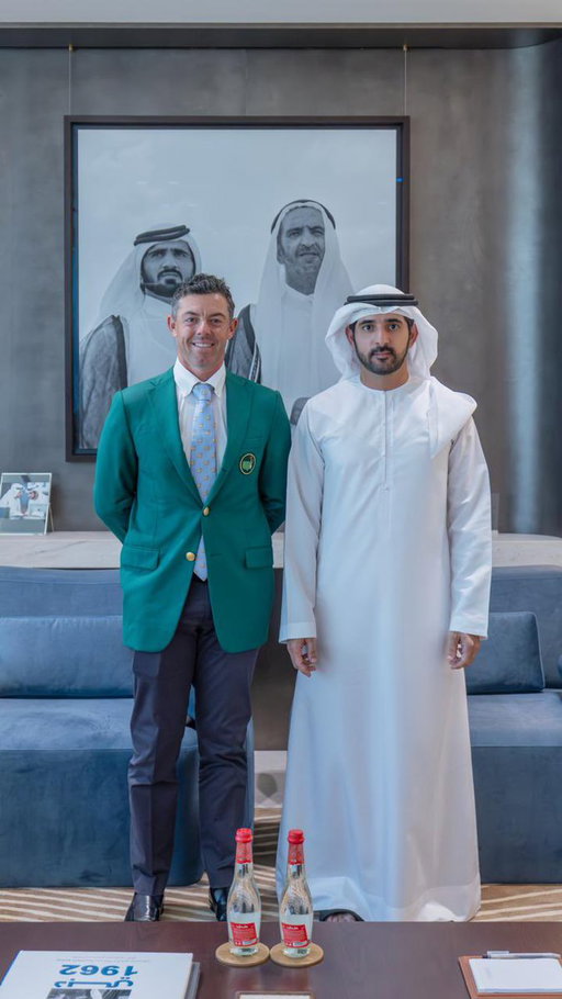 Honored to spend time with @HamdanMohammed today. Dubai has been a huge part of my career and the people and hospitality continue to make it one of my favorite places to play. 