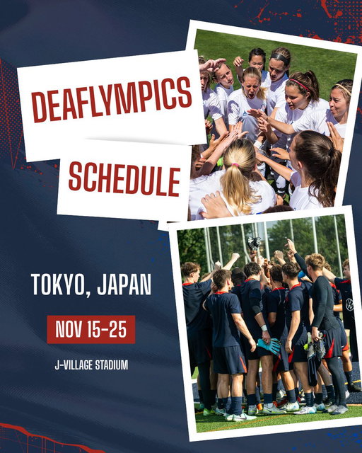 Remember to tune in and watch the Deaflympics November 15th-25th to cheer on the Men &amp; Women's team!!  You can stream all the games on YouTube on the Tokyo 2025 Deaflympics channel:  
https://youtube.com/@TOKYO2025DEAFLYMPICS/videos 