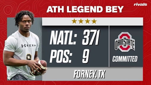 “The most explosive player in the Lone Star State commits to Ohio State....a modern day Curtis Samuel”

@SWiltfong_ reports that Tennessee HC Josh Huepel flew down to Texas last Friday in an effort to try and hold on to ATH Legend Bey's commitment.

It didn’t work, the Buckeyes flipped him today 🌰

MORE: https://t.co/gZoHMVtc7Q