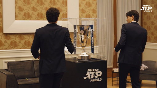 Trophy heist at the #NittoATPFinals - say no more 🏆 