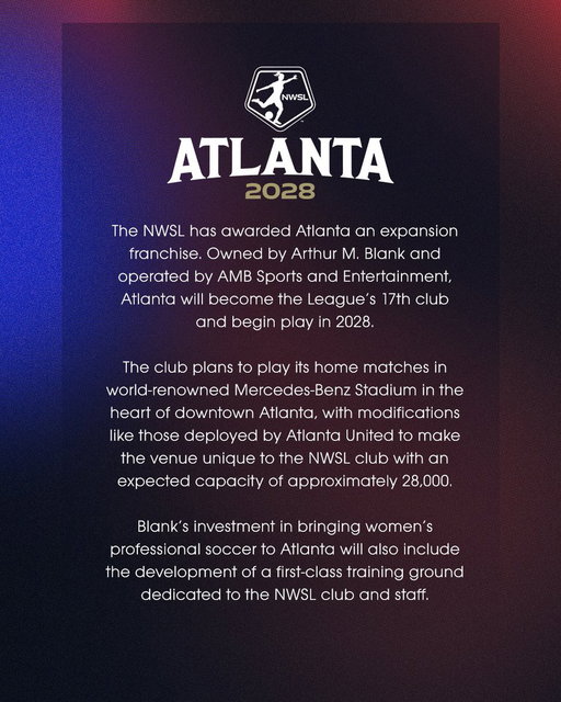 Welcome to the league, Atlanta. 🤝 