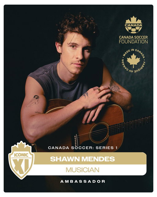 From global stages to the world’s game. 🎶⚽️

Our new ambassador Shawn Mendes joins the Iconic XI, pushing our nation to sing, cheer, and believe in our squad! 