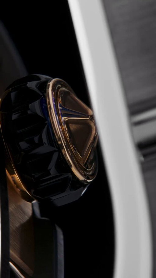 The two new RM 17-02 Tourbillon models share the same titanium tourbillon heart but differ in character: black ceramic for bold technicality, white ceramic for pure elegance. 