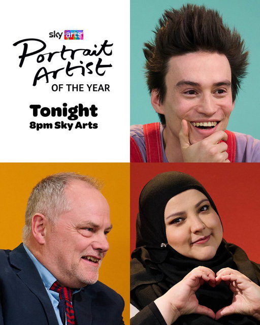 Portrait Artist of the Year!
Tonight!
8pm!
Sky Arts!
#PAOTY 