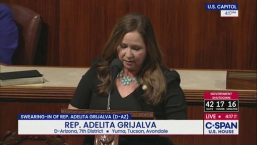 BREAKING: Rep. Grijalva immediately slams Speaker Johnson with a fiery speech for "an abuse of power. One individual should not be able to unilaterally obstruct the swearing in of a duly elected member."

Let's go. 🔥

