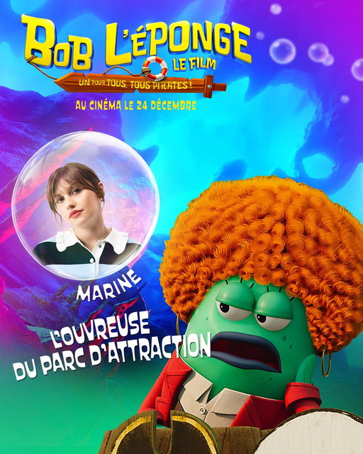 À l'aborrrdage ! 🏴‍☠️ Découvrez les voix de nos héros de #BobLepongeLeFilm : Un Pour Tous, Tous Pirates ! Au cinéma le 24 décembre. 