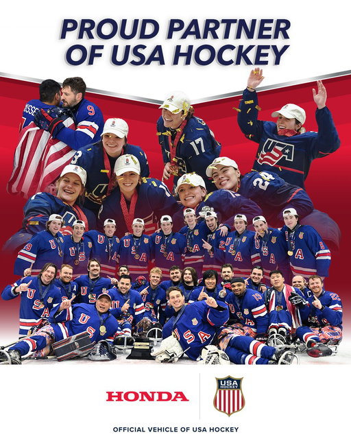Honda 🤝 USA Hockey

We're proud to announce that Honda will serve as the Exclusive Automotive Partner and Official Vehicle of USA Hockey 🏒 