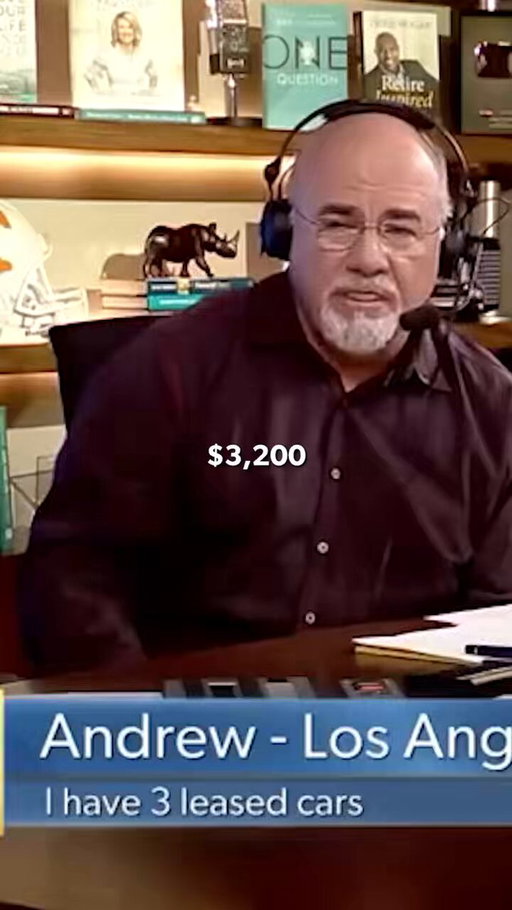 This 24-year-old called in with $3,200 in car payments, and he makes $320,000 a month. 