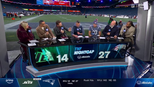 First primetime W for Drake Maye 🔥 #TNFonPrime 