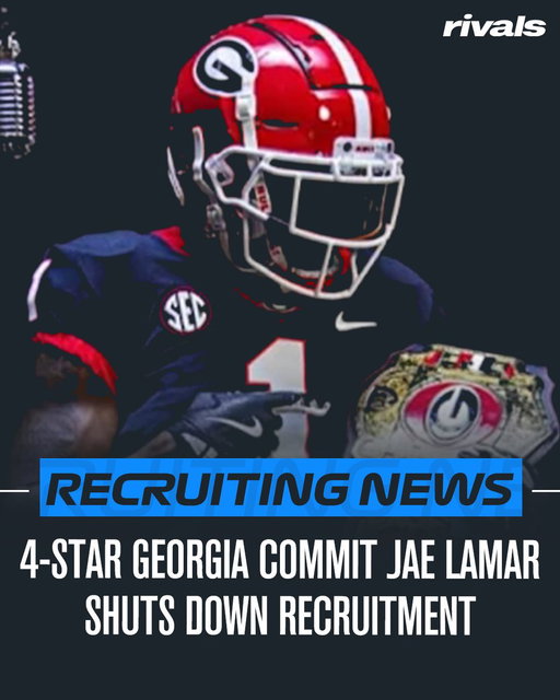 4-star RB Jae Lamar has shut his recruitment down. The Georgia commit has been pursued by schools all season, but he is ready to call Athens home. 

“I’m locked in with Georgia.”

The latest: https://t.co/MqK0geABi8 