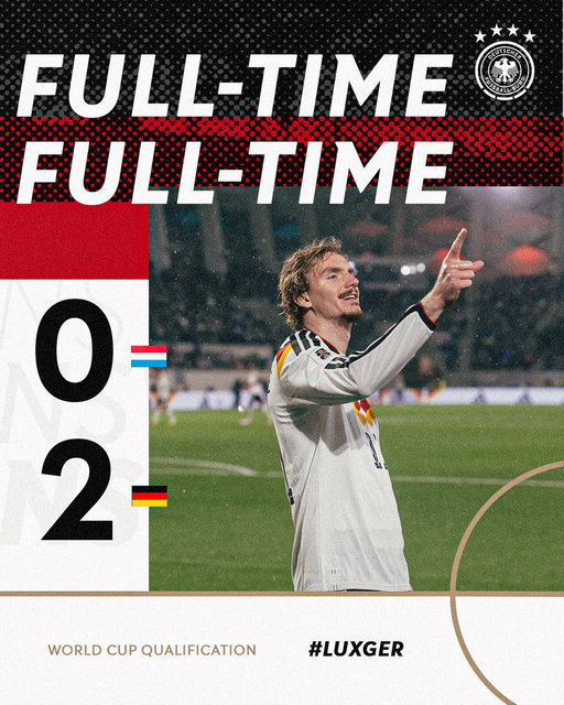 We take all three points in Luxembourg 👏

📸 Getty Images

#DFB #GermanFootball #GermanMNT 