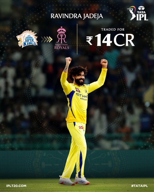 🚨 NEWS 🚨

#TATAIPL 2026 - Player Trade updates

🧵 A look at all the trades ahead of today's retention deadline 🙌

Details of all trades ▶️ https://t.co/wLTQBlcame 