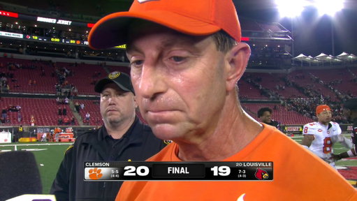 "There ain't no quit in that bunch, and there ain't no quit in me. Go Tigers!" 