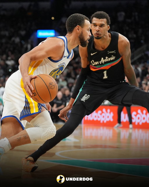 Steph Curry in 2 games vs. Spurs this week:

95 PTS
14 3PM
56.9% FG
42.4% 3PT
95.8% FT

2-0 