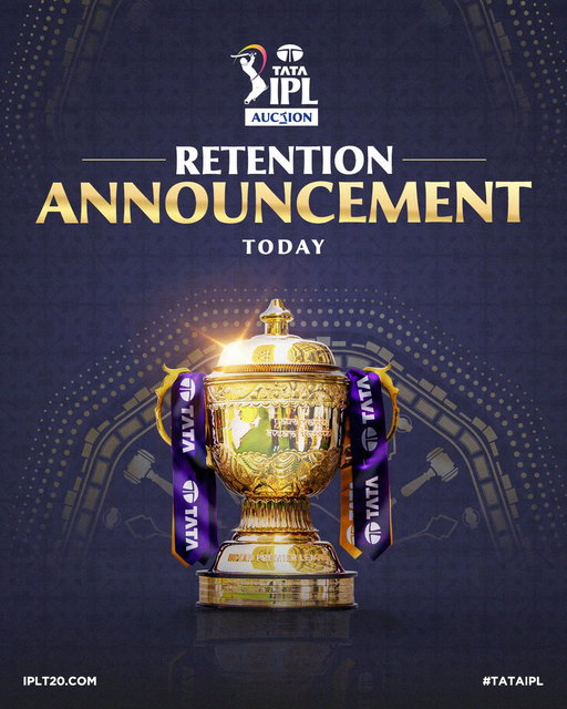 The wait is almost over! ⏳ 🔜

Retention Announcement coming your way later today 🥳

#TATAIPL 