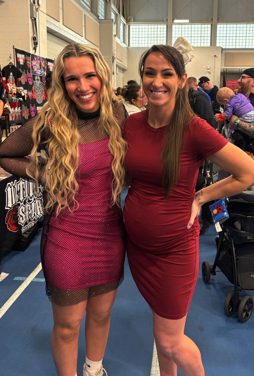 the first ever WWEID Women’s Champion @IamKylieRae with the second ever WWEID Women’s Champion (come monday ) 🤭🫡

@WrestlingOpenRI 
@WWEID @bigeventny 