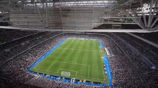 The NFL’s first-ever regular-season game in Madrid will be played tomorrow at the newly renovated Santiago Bernabeu.

The field is stored in an underground greenhouse with automated mowers, irrigation, and LED lighting.

It's easily the NFL’s best international venue ever. 