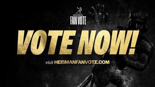 Help choose which player will represent the voice of the fans on an OFFICIAL HEISMAN BALLOT, counted as part of the overall Heisman vote🏆

Cast your vote on socials by posting⬇️

"@HeismanTrophy I want to vote for #PlayerName"

Vote on our website👉https://t.co/nJj0lVj4If 