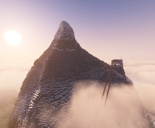 Scheiss mal auf Beef in Craft Attack, habe Matterhorn mit funktionierender Gondelbahn gebaut 😪🚬 
