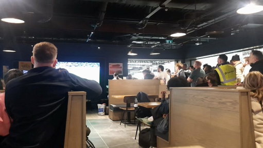 Reactions to Troy Parrott's winner.

1. Dublin airport 

