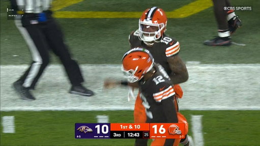Shedeur Sanders is in to make his NFL debut as the Cleveland crowd goes wild 