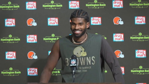 Shedeur Sanders on his first NFL action 