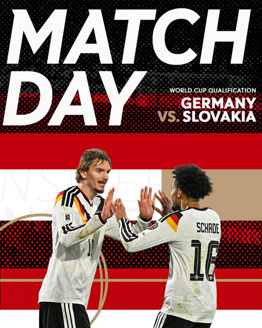 MATCHDAY!! Playing for a spot in World Cup 2026 😤

📸 Imago

#DFB #GermanFootball #GermanMNT 