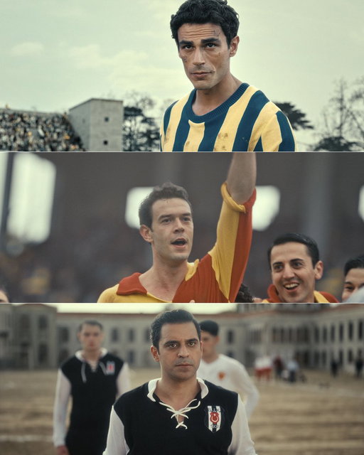üç efsane, tek kare. 