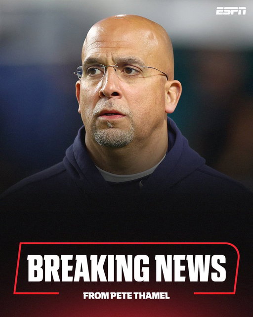Sources: Virginia Tech and James Franklin are finalizing an agreement for him to become the school’s next coach. Franklin has won 128 games over 15 seasons as the head coach at Vanderbilt and Penn State. He led Penn State to the CFP semi-finals last year. 
