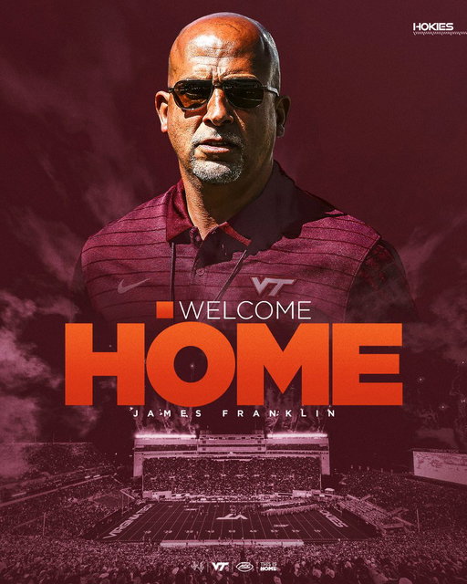 Hokie Nation, we got our guy 🤝

Coach Franklin’s here to win 🏆

➡️ http://vthoki.es/25JFHire
🏆 http://vthoki.es/yAik5 