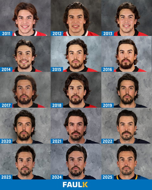 15 seasons of Faulker 👏👏 #stlblues 