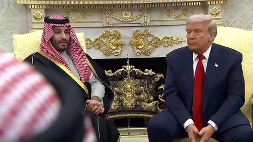 MBS: "I feel painful about, you know, the families of 9/11 in America, but, you know, we have to focus in reality. Reality based in CIA documents and based on a lot of documents that Osama bin Laden used Saudi people in that event for one main purpose, is to destroy this relation, to destroy the American-Saudi relation. That's the purpose of 9/11. So whoever buying that, that mean they are helping Osama bin Laden purpose of destroying this relation. He know that strong relation between America and Saudi Arabia, it's bad for extremism. It's bad for terrorism. And we have to prove him wrong and to build our relation, continue developing our relations. It's critical. And the safety of the world, it's critical against extremism and terrorism."